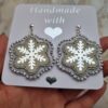 Large Snowflake Earrings - Image 2