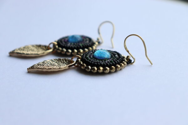 Fused glass earrings - Image 2