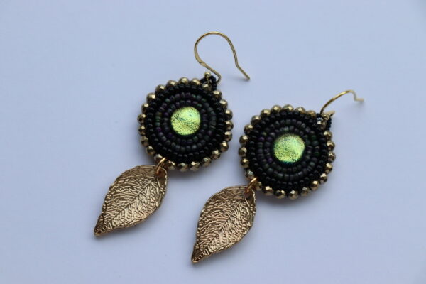 Fused glass earrings - Image 3
